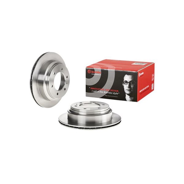 Bromsskiva Ventilerad, Bakaxel Brembo 09.7377.10 BREMBO