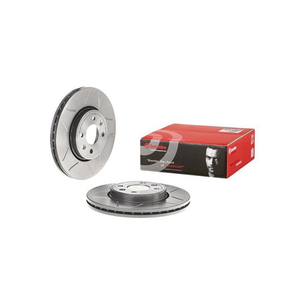 Bromsskiva Ventilerad, Framaxel Brembo Brembo max line 09.8137.76 BREMBO