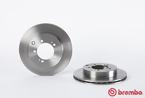 Bromsskiva Ventilerad, Bakaxel Brembo 09.9128.10 BREMBO
