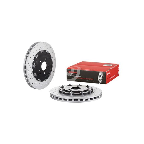 Bromsskiva Bromsskiva tvådelad, Framaxel Brembo 09.9547.33 BREMBO