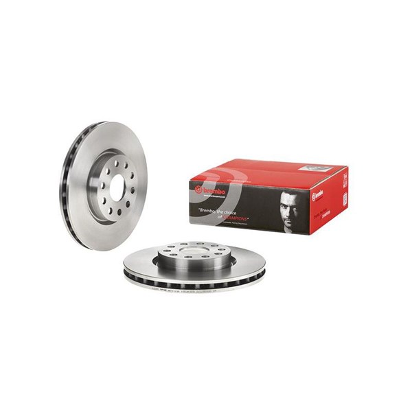Bromsskiva Ventilerad, Framaxel Brembo 09.9632.14 BREMBO