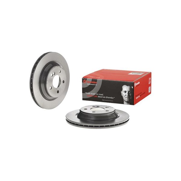 Bromsskiva Ventilerad, Bakaxel Brembo Coated disc line 09.9738.11 BREMBO