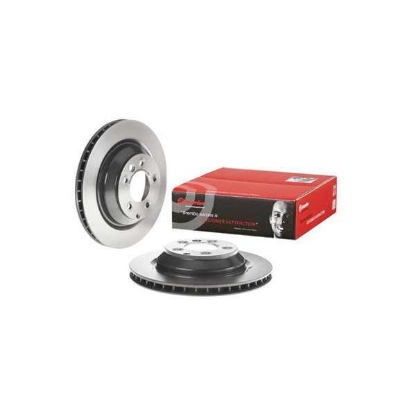 Bromsskiva Ventilerad, Bakaxel Brembo Coated disc line 09.9871.11 BREMBO