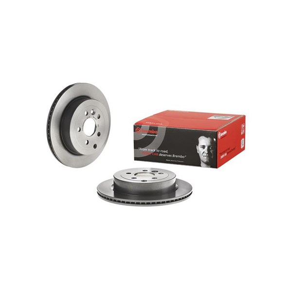 Bromsskiva Ventilerad, Bakaxel Brembo Coated disc line 09.9914.11 BREMBO