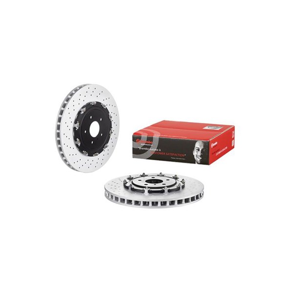 Bromsskiva Bromsskiva tvådelad, Framaxel Brembo 09.A187.13 BREMBO