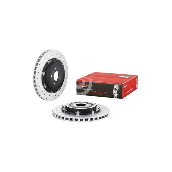 Bromsskiva Bromsskiva tvådelad, Bakaxel Brembo 09.A190.13 BREMBO
