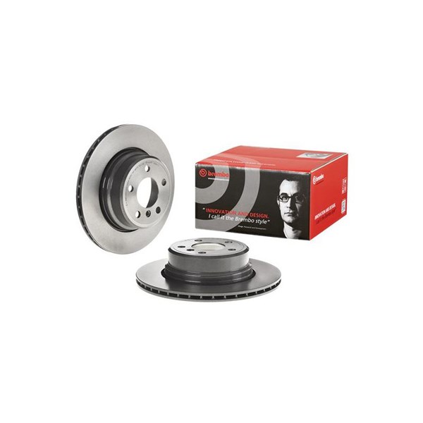 Bromsskiva Ventilerad, Bakaxel Brembo Coated disc line 09.A541.11 BREMBO