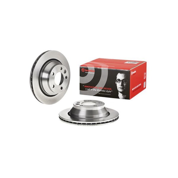 Bromsskiva Ventilerad, Bakaxel Brembo 09.A616.10 BREMBO