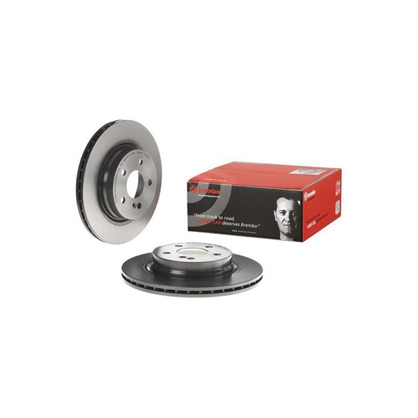 Bromsskiva Ventilerad, Bakaxel Brembo Coated disc line 09.A760.11 BREMBO