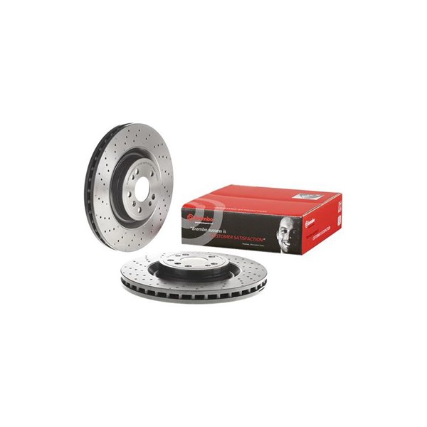 Bromsskiva Hålad/ventilerad, Framaxel Brembo 09.A958.21 BREMBO
