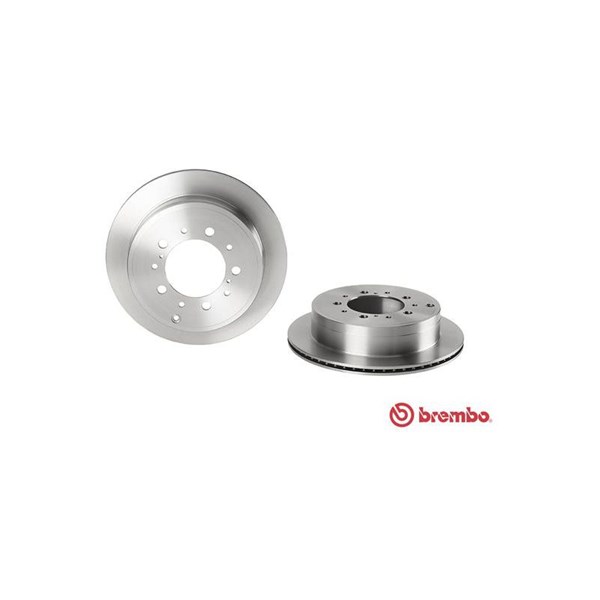 Bromsskiva Ventilerad, Bakaxel Brembo 09.A967.10 BREMBO