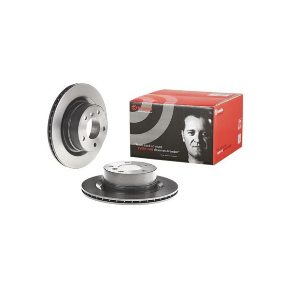 Bromsskiva Ventilerad, Bakaxel Brembo Coated disc line 09.B414.11 BREMBO