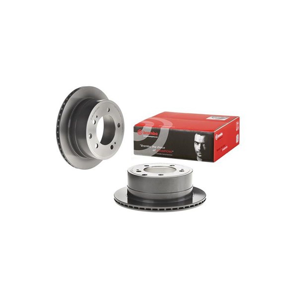 Bromsskiva Ventilerad, Bakaxel Brembo Coated disc line 09.B644.11 BREMBO