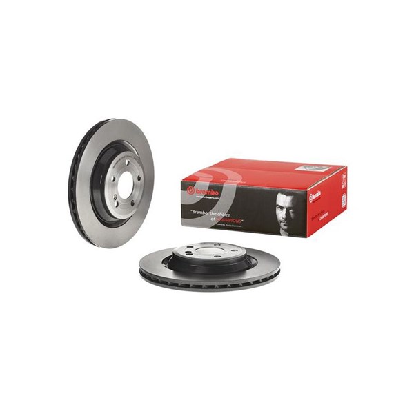 Bromsskiva Ventilerad, Bakaxel Brembo Coated disc line 09.B743.41 BREMBO