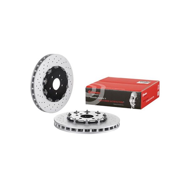Bromsskiva Bromsskiva tvådelad, Framaxel Brembo 09.B781.13 BREMBO