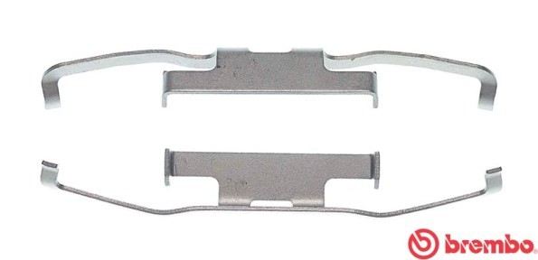 Tillbehörssats, bromssadel, Bakaxel, Framaxel Brembo A 02 212 BREMBO