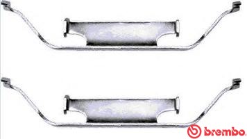 Tillbehörssats, bromssadel, Framaxel Brembo A 02 213 BREMBO