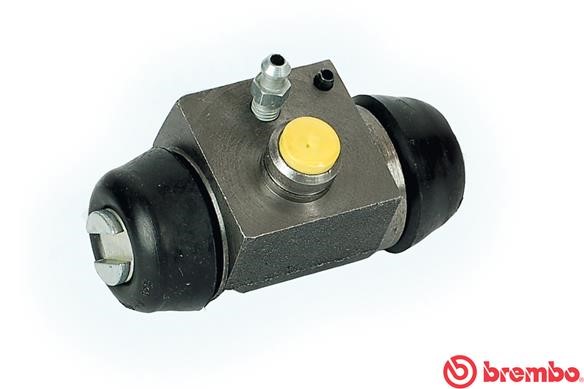 Hjulcylinder, Bakaxel vänster Brembo A 12 166 BREMBO