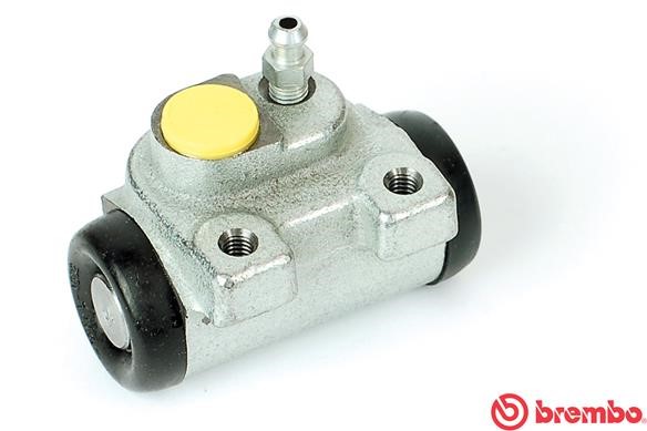 Hjulcylinder, Bakaxel höger, Bakaxel vänster Brembo A 12 261 BREMBO