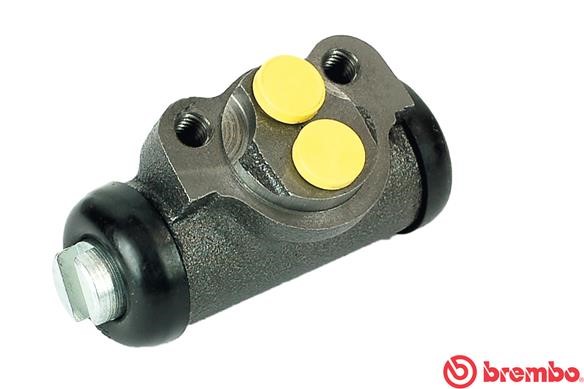 Hjulcylinder, Bakaxel vänster Brembo A 12 380 BREMBO