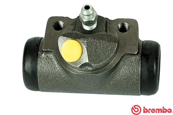 Hjulcylinder, Bakaxel vänster Brembo A 12 411 BREMBO