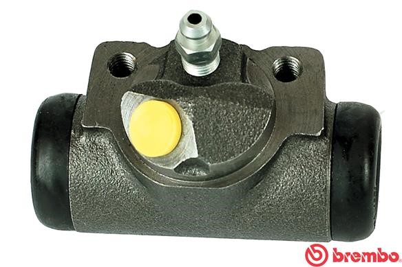 Hjulcylinder, Bakaxel vänster Brembo A 12 455 BREMBO