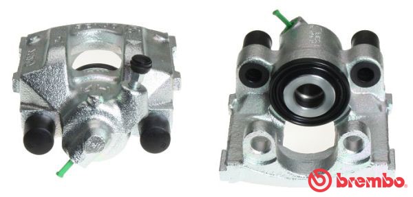 Bromsok, Bakaxel, Vänster, Bakom axeln Brembo F 06 040 BREMBO