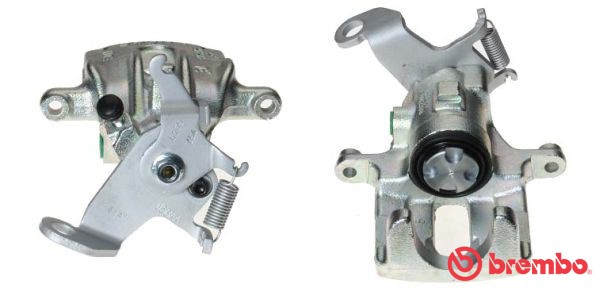 Bromsok, Bakaxel, Höger, Bakom axeln Brembo F 24 145 BREMBO