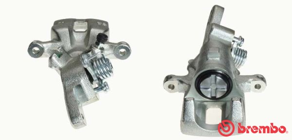 Bromsok, Bakaxel, Vänster, Bakom axeln Brembo F 28 056 BREMBO
