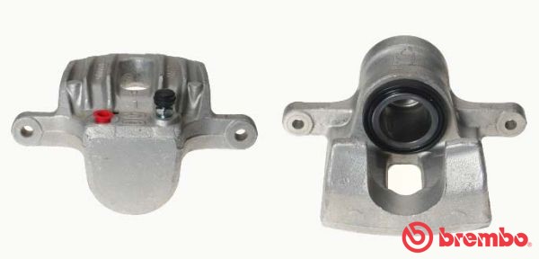 Bromsok, Bakaxel vänster, Bakom axeln Brembo F 30 114 BREMBO