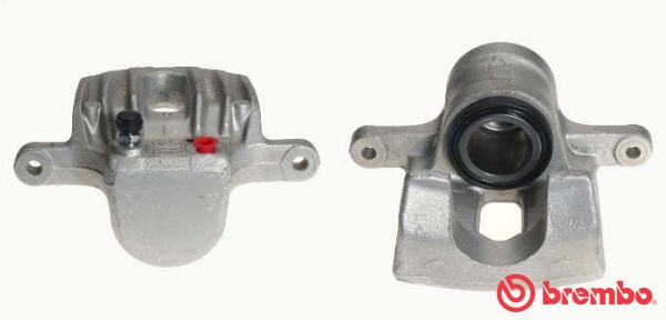 Bromsok, Bakaxel höger, Bakom axeln Brembo F 30 115 BREMBO