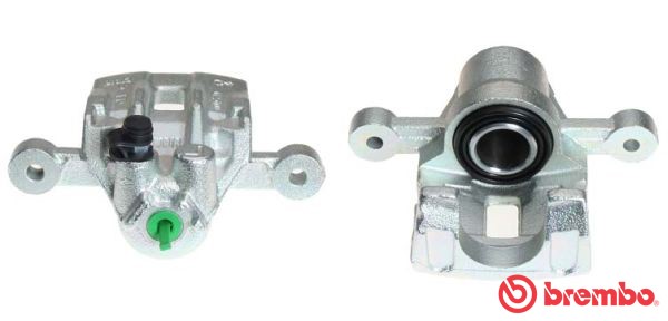 Bromsok, Bakaxel höger, Bakom axeln Brembo F 30 131 BREMBO