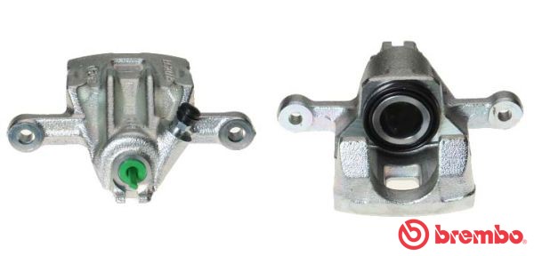 Bromsok, Bakaxel vänster, Bakom axeln Brembo F 30 152 BREMBO