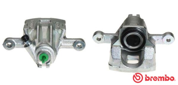 Bromsok, Bakaxel höger, Bakom axeln Brembo F 30 153 BREMBO