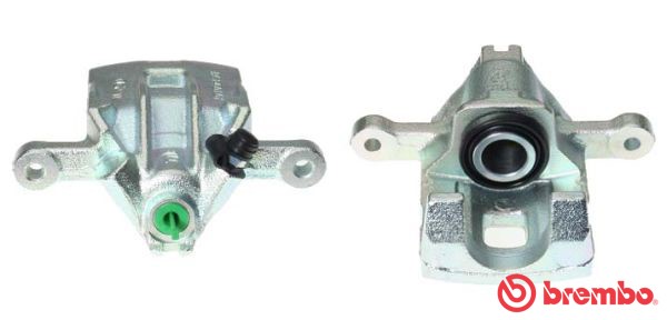 Bromsok, Bakaxel vänster, Bakom axeln Brembo F 30 154 BREMBO
