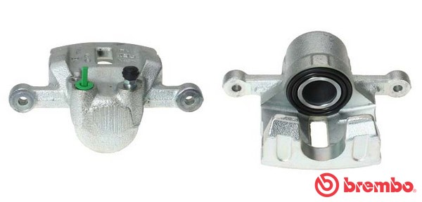 Bromsok, Bakaxel vänster, Bakom axeln Brembo F 30 164 BREMBO