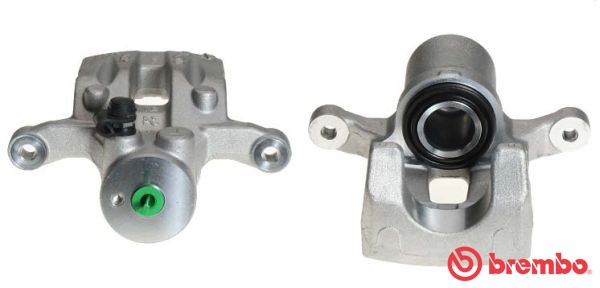 Bromsok, Bakaxel höger, Bakom axeln Brembo F 30 169 BREMBO