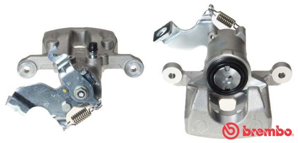 Bromsok, Bakaxel vänster, Bakom axeln Brembo F 30 176 BREMBO