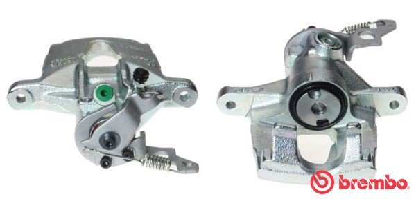 Bromsok, Bakaxel, Vänster, Bakom axeln Brembo F 36 024 BREMBO