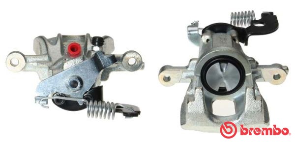 Bromsok, Bakaxel, Vänster, Bakom axeln Brembo F 36 026 BREMBO