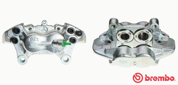 Bromsok, Framaxel, Vänster, Bakom axeln Brembo F 50 098 BREMBO