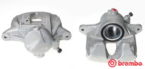 Bromsok, framaxel vänster, Bakom axeln Brembo F 50 228 BREMBO