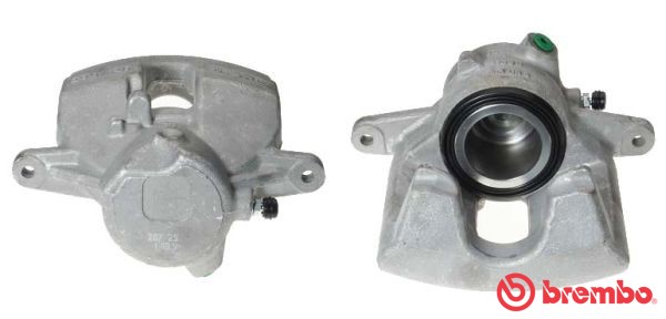 Bromsok, Framaxel, Vänster, Bakom axeln Brembo F 50 312 BREMBO