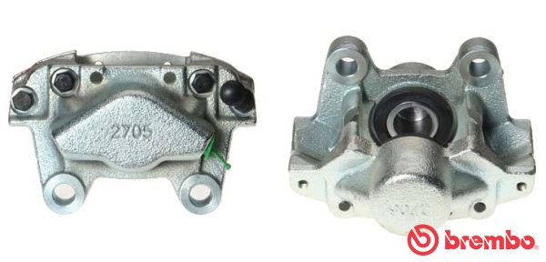Bromsok, Bakaxel, Vänster, Bakom axeln Brembo F 59 074 BREMBO