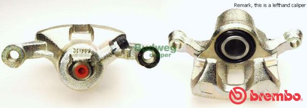 Bromsok, Bakaxel vänster Brembo F 59 105 BREMBO