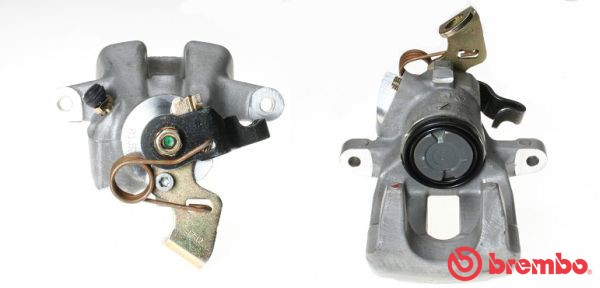 Bromsok, Bakaxel, Framför axeln, Vänster Brembo F 61 222 BREMBO