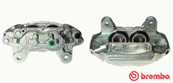 Bromsok, Framaxel, Vänster, Bakom axeln Brembo F 83 144 BREMBO