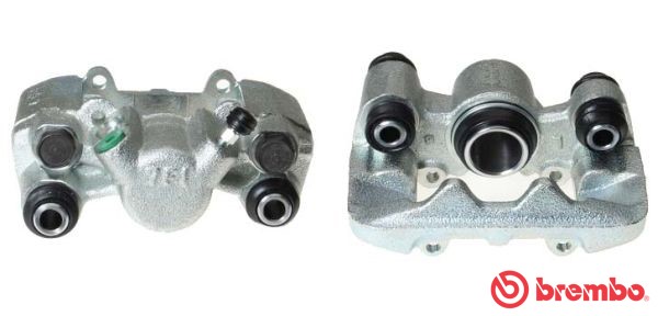 Bromsok, Bakaxel, Vänster, Bakom axeln Brembo F 83 196 BREMBO
