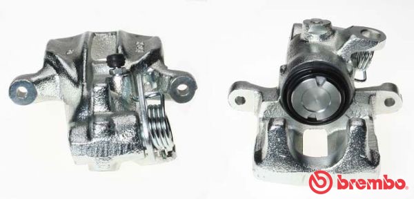 Bromsok, Bakaxel vänster, Bakom axeln Brembo F 85 076 BREMBO