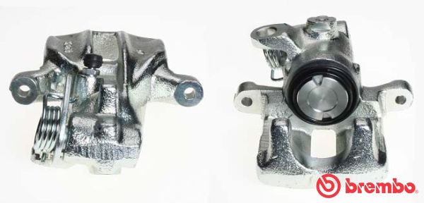 Bromsok, Bakaxel höger, Bakom axeln Brembo F 85 077 BREMBO